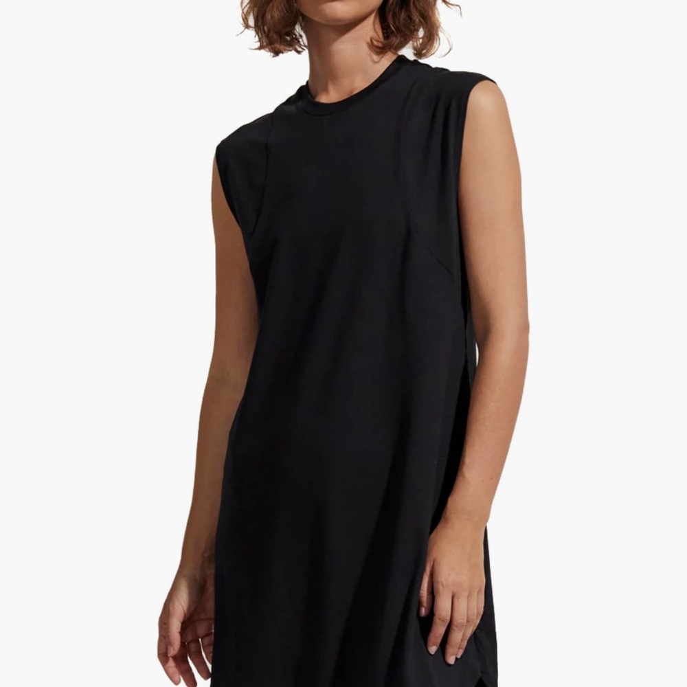 Varley Black Sleeveless Dress